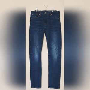 LEVI'S 510 30X32 Premium San Francisco Capital E Straight Leg Blue Jeans